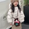 Cute Knit Bear Sling Bag For Kids Ideal For Daily Wear With Charming Cartoon Design Animal