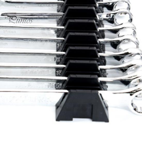 Набор из 2 настраиваемых органайзеров для гаечных ключей, компактный, простой в использовании, универсальный держатель для гаечных ключей, органайзер для хранения инструментов