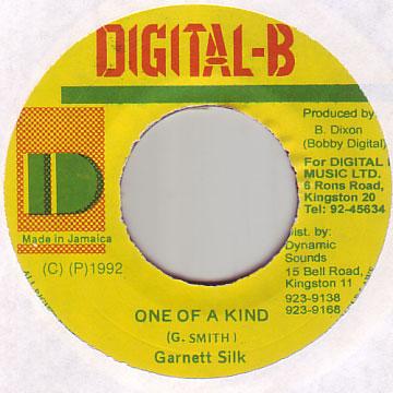 7-дюймовая пластинка GARNETT SILK - Уникальная none Цифровой B 1992 Ямайка Регги, Ска и Даб