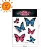 Новая водонепроницаемая 3d татуировка бабочки с макияжем, милые татуировки, модные татуировки, наклейки