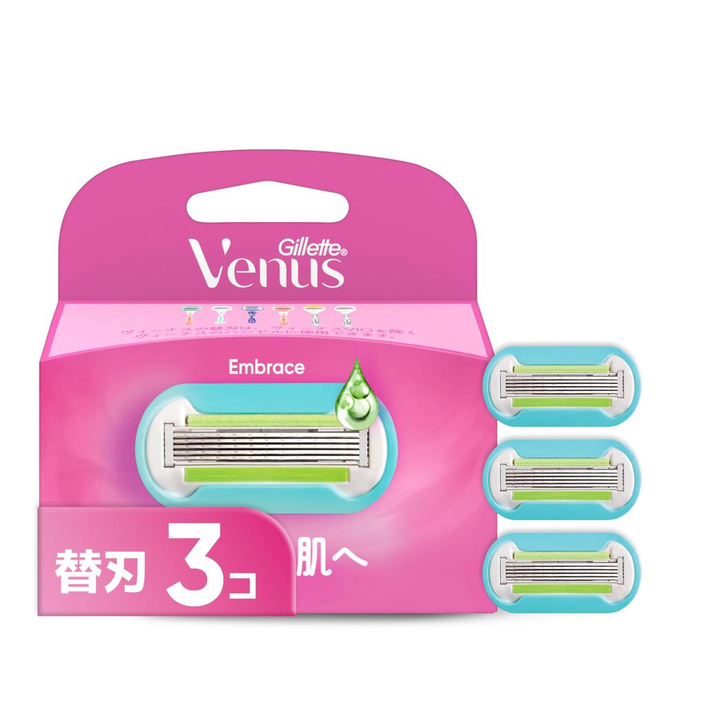 Gillette Venus VENUS Бритва для женщин Для гладкой кожи Сменные лезвия Embrace (Венера) - - (3 куска) -