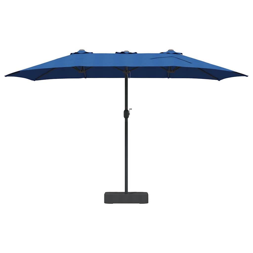 Garden Sun Umbrella Azure Blue 385 x 209 x 244 cm