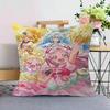 Аниме Наволочки для подушек Precure Мультяшные Декоративные на диван для дома Двусторонняя печать Короткий плюш Милый чехол для подушки