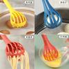 Multifunctional Beater Food Clip Creative Kitchen Baking Tool Manual Blender Grab Spoon Noodle Clip Strainer Kitchen Utensils