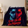 26 Style Anuel AA  Hip Hop Rapper Singer Flannel Blanket,Warm and Cozy Soft Throw Blanket for Home Bedroom Bed Sofa Cover Kid