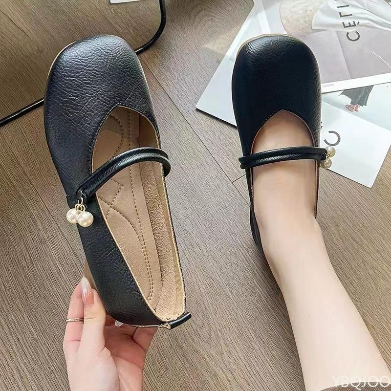 Модный темперамент, женская весенняя новая обувь, нежный универсальный стиль, туфли на низком каблуке, простая удобная женская обувь