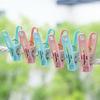 30pcs Durable Plastic Clothes Clips with Independent Baskets Portable Laundry Clips for Clothes, Bedding, and Socks, for Home and Travel Clothes Pins