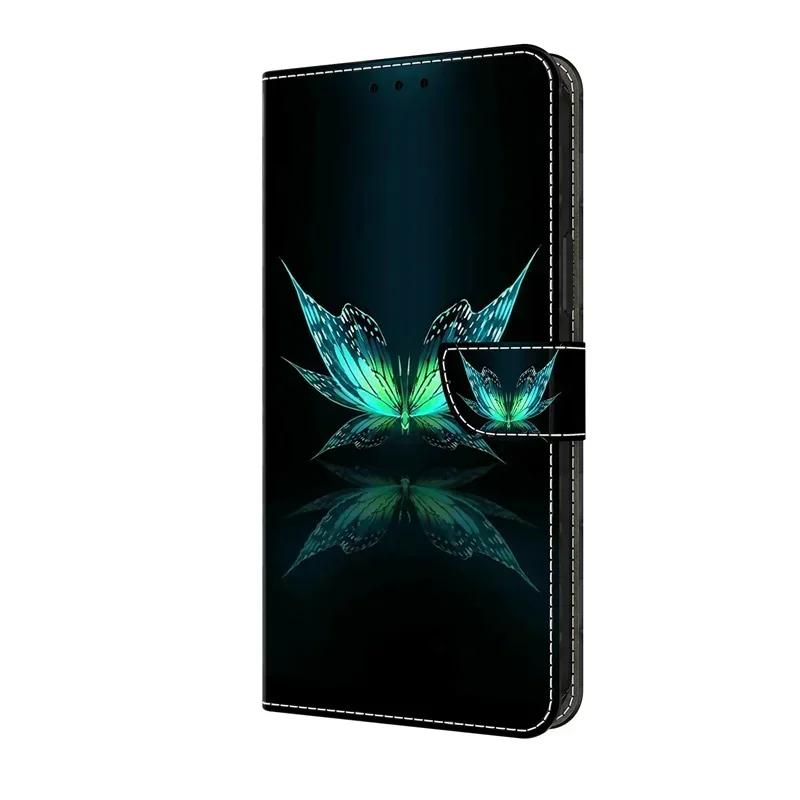 Для Xiaomi Redmi 10C Чехол-подставка Кошелек Книжка для Coque Redmi 10 Чехол для телефона Redmi10A Fundas Цветок Кожаный Защитный Чехол
