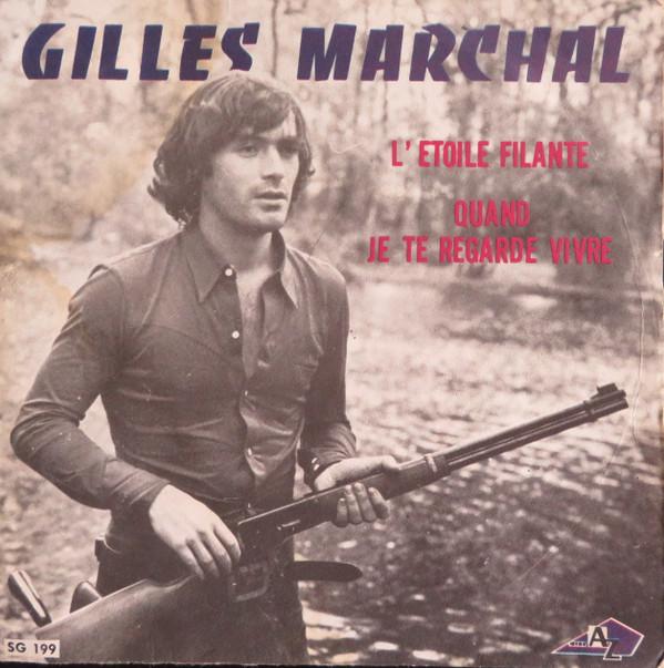 7-дюймовая пластинка GILLES MARCHAL Ltoile Filante Quand Je Te Rega AZ10580 DiscAz 1970 Франция Поп Б/у