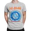 Def Leppard Adrenalize Хлопковая Футболка 100% для Мужчин Пляжная Винтажные Футболки Круглый Вырез Модная Крутая Футболка Оверсайз Дешевые Топы