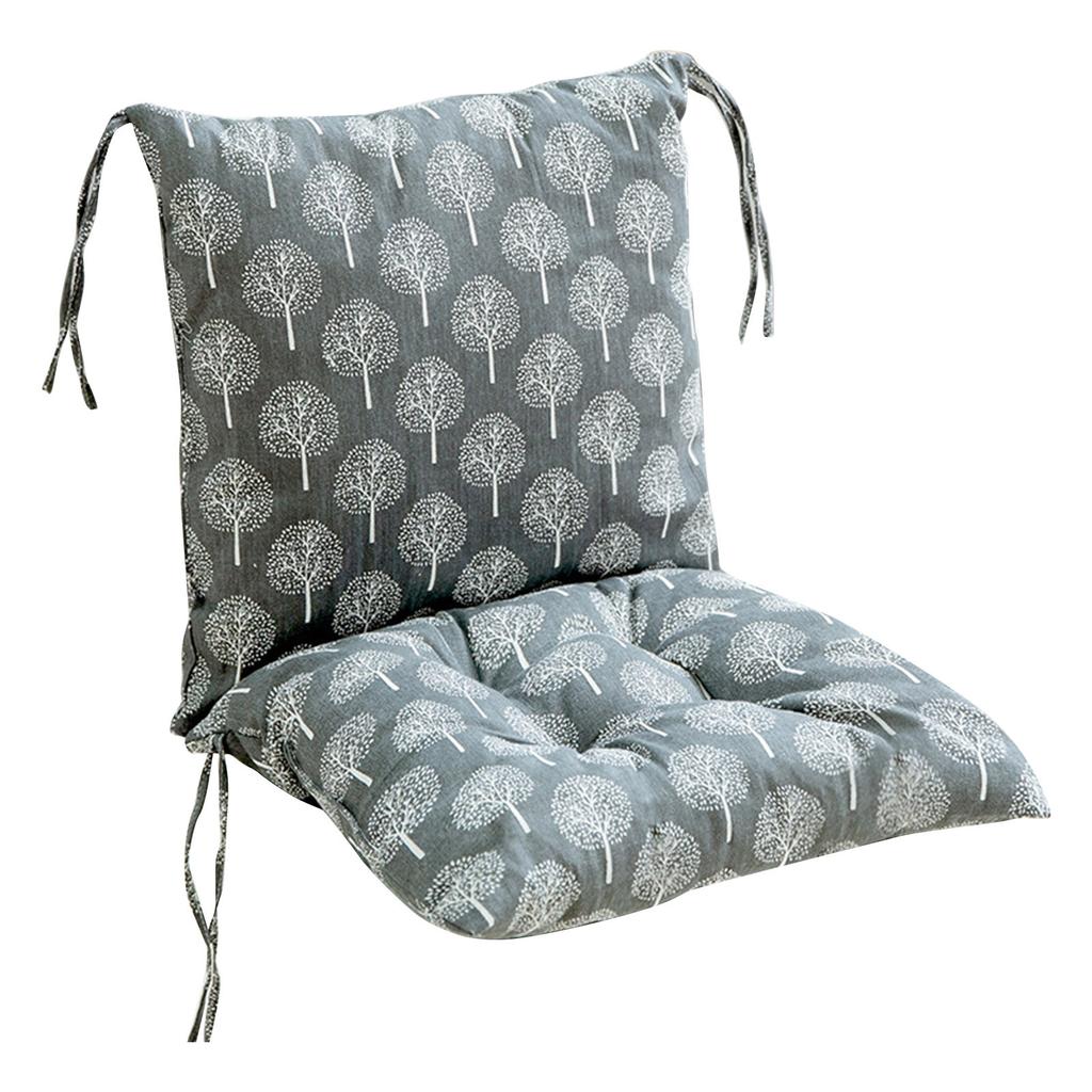 Подушка для стула для обеденного стула, подушки для кухонного стула со съемной спинкой и завязками, штучная подушка для сиденья для уличного стула