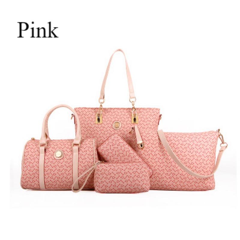 Роскошная роскошная сумка через плечо, дизайнерская кожаная сумка, модный кошелек, женская сумка через плечо, набор из 5 предметов