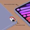Тройной чехол-подставка для iPad mini 6. Чехол 2021. Мягкая силиконовая задняя крышка для iPad mini 6. Противоударный защитный чехол для iPad Mini 6-го поколения.