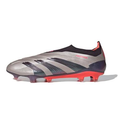 Кроссовки Predator Elite Laceless FG Vivid Horizon Pack Unisex серые платиновые-металлические Aurora-черные IF8862