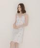 Aiseugadeuneiogongpal Cross-Stitch Floral Print Dress