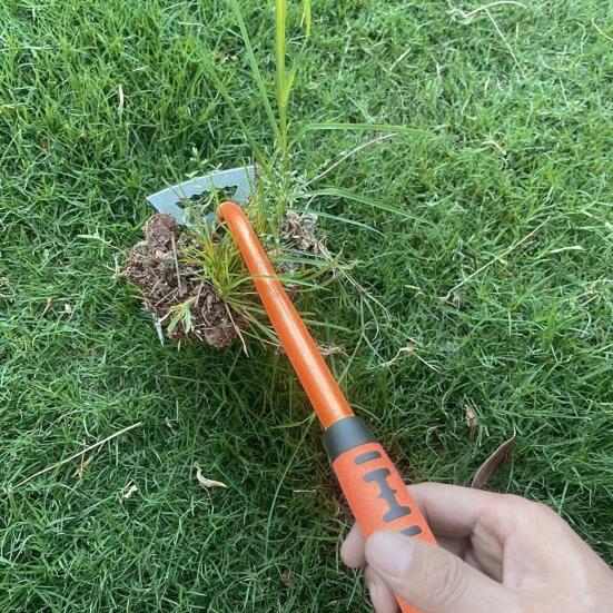 Ручной прополочник для садоводства, стальной прополочник с длинной ручкой, ручной инструмент для удаления сорняков для газона и сада