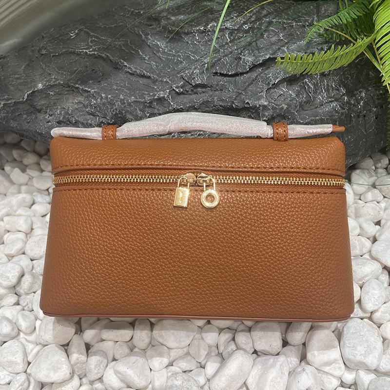 Итальянская L19 Кожа коровы с зернистой личи фактурой Сумка кроссбоди для ланча и Сумка