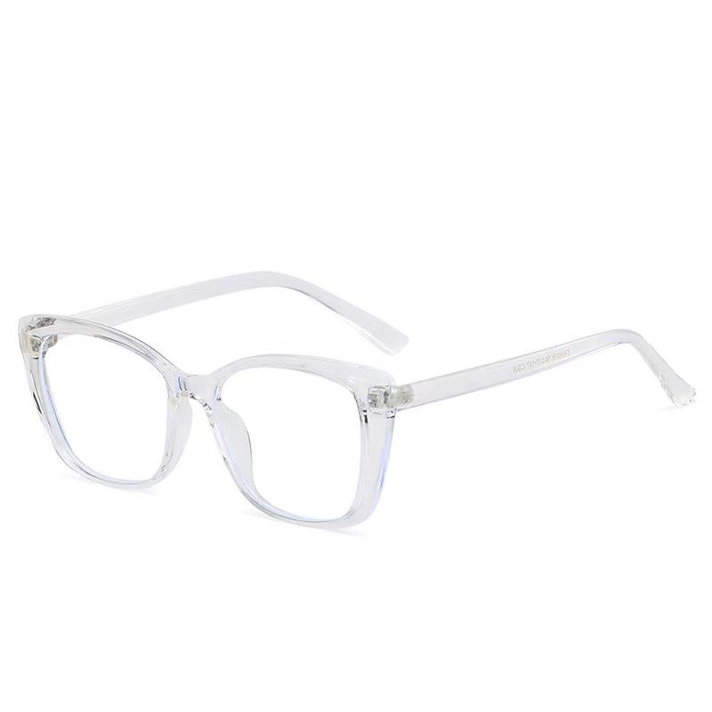 New Fashion Vintage Gradient Eyeglasses For Nearsightedness Anti Blue Light Myopia Unique Transparent Cat Eye Glasses Frame