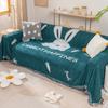 Легкий роскошный скандинавский однотонный диван из синели, комплексное полотенце, четыре сезона, универсальный толстый пылезащитный чехол для дивана, полотенце для дивана