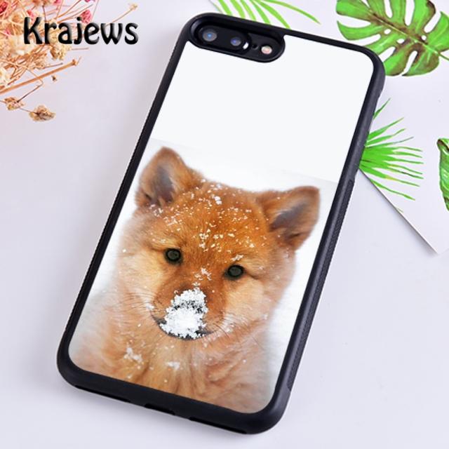 Мягкий чехол для телефона Krajews Corgi Shiba Inu Dog для iPhone 14 5 6s 7 8 plus X XR XS 11 12 13 pro max Samsung S21 S22ultra Plus