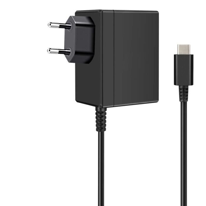 Аксессуары для Nintendo Switch, зарядное устройство для Nintendo Switch, 15 В, 2,6 А, быстрая зарядка, совместимость с вилкой европейского стандарта