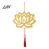 Traditional Chinese Style Decor DIY Ancient Lantern Kit, Light Up Handheld with LED String & Quaint Wooden Frame Tassel, Rabbit Butterfly Lotus