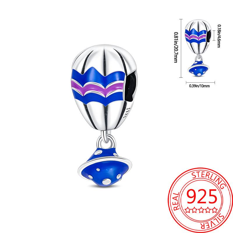 Copper Metal Paris Tower Aircraft Travel Charm Bead Component Pendant Bead Component Bead Components Compatible With Charm Bead Component Authentic