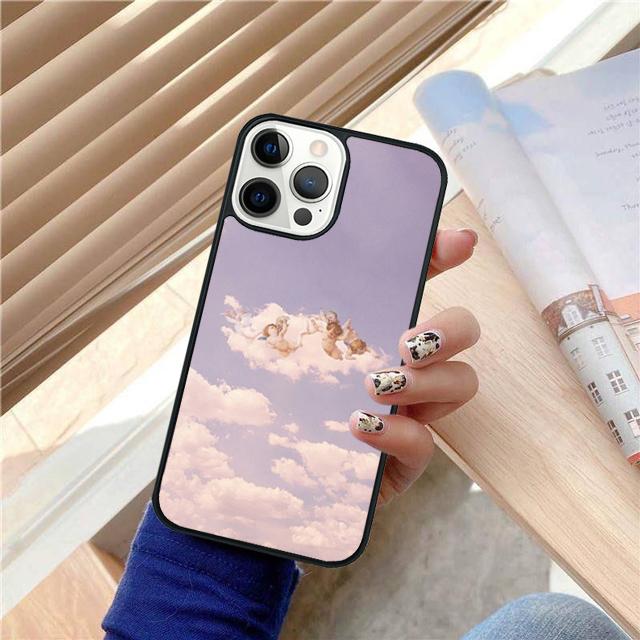 Эстетика Ангелов Эстетика Чехол-Ракушка Для iPhone 17 Air 15 16 14 13 12 Pro Max 11 Pro Max Plus Чехол-Защитная Крышка Для Телефона