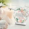 Spiareal Gift for Friend Friendship Women Friend Friendship Birthday Cheer up Gift Acrylic Heart Butterfly Keepsake Paperweight for Home Office Table