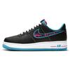 Air Force 1 07 LV8 Miami Nights Мужские кроссовки черные светло-синие-ярость белые DD9183-001