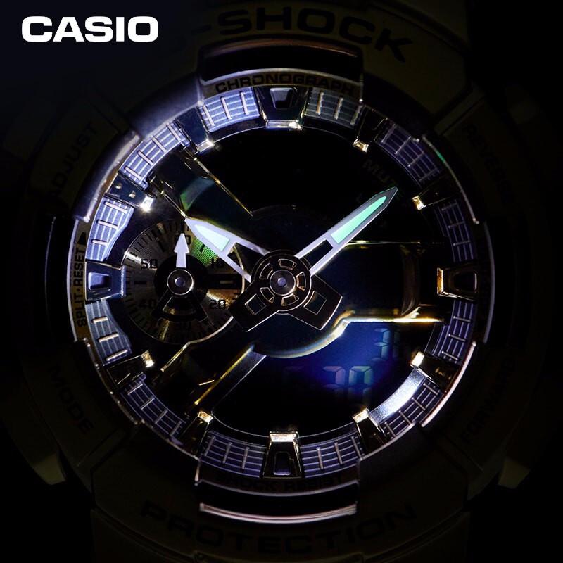 Мужские спортивные часы Casio G-SHOCK GM-110 с двойным дисплеем