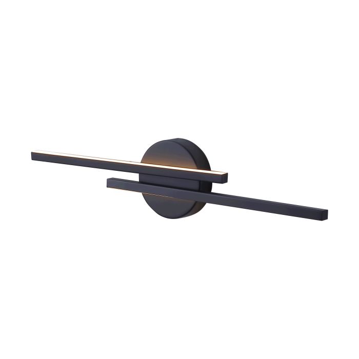Kinkiet Tekano Led 14W, Lampa Nad Lustro Czarna Ad-Om-6517L4/B