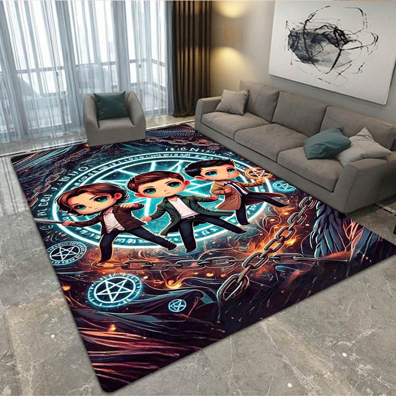 Supernatural Join the Hunt printed carpet Non-slip carpet outdoor carpets area rug bedroom decor rug for bedroom birthday gift
