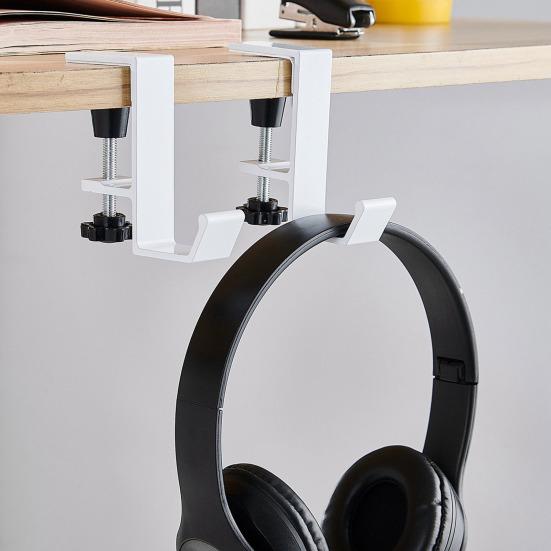 Крючок для наушников, регулируемая конструкция, прочный, устойчивый к коррозии органайзер для наушников, держатель для хранения на столе