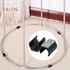 5Pcs Chair Legs Tips Caps with Felt Pads U-shaped Plastic Table Feet Glides Protectors Non-Slip Furniture Feet Tubing Cap for 19/22/25mm Diameter