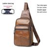 Мужская сумка кроссбоди из натуральной кожи, верхний слой коровьей кожи, одноплечевая нагрудная сумка для занятий спортом на открытом воздухе, повседневная, большой вместимости