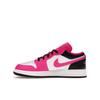 Детские кроссовки Air Jordan 1 Low GS Fierce Pink Black White DZ5365-601