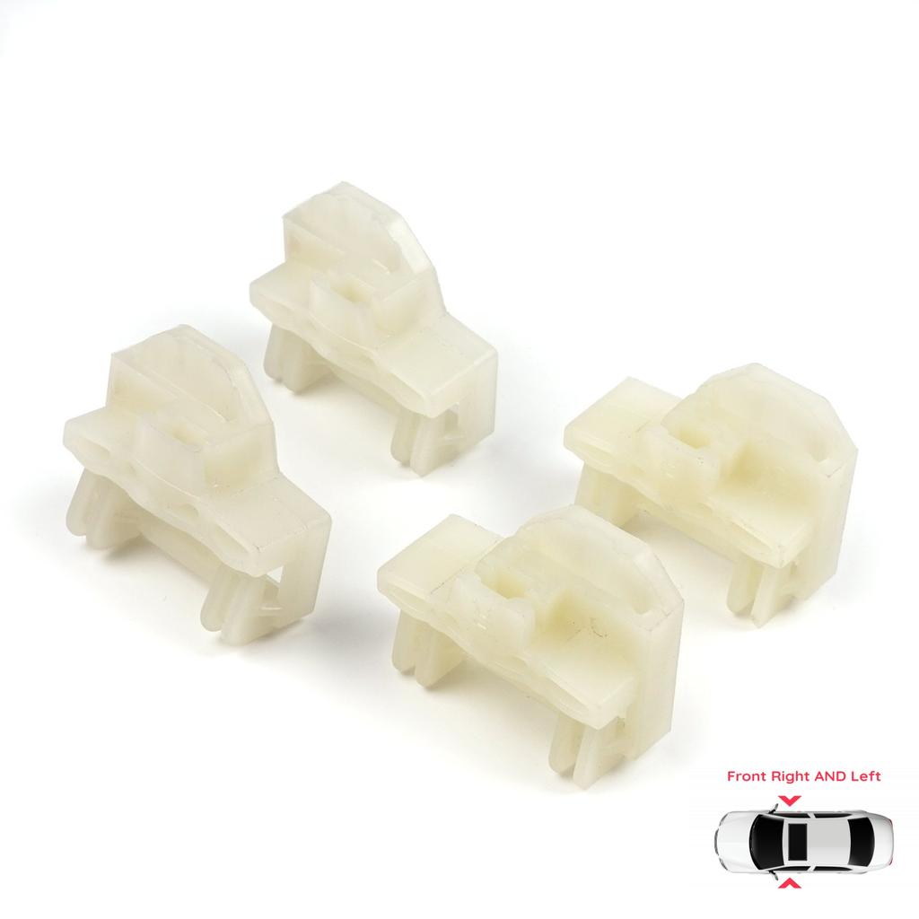 EWR46+EWR47 4 Pcs Window Regulator Guide Clips Front Left Right for  A4 B5 VW Polo 6N Passat B5 Skoda Superb MK1 8D0837462