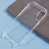 For iPhone 16 Case TPU 1.8mm Clear Phone Cover with Lanyard Holes