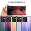 Gradient Painted Tempered Glass Case For MOTOROLA Moto Edge 40 Neo Edge 30 Ultra 20 Moto G7 Play G7 Power Camera Lens Protection Shockproof Back Cover