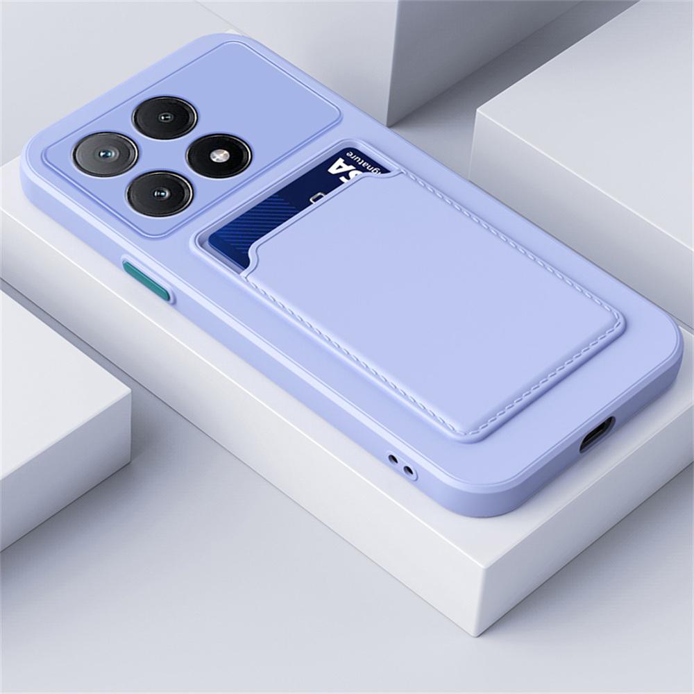 Для Xiaomi 14T Pro 14 T чехол-кошелек с отделением для карт, матовый мягкий чехол для Xiaomi 13T 14 Mi 14TPro, силиконовый защитный чехол цвета конфет, противоударный чехол