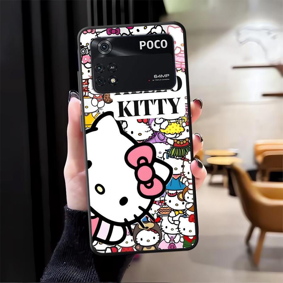 Cartoon Hello K-Kittys Case for Xiaomi Poco F8 C61 C75 F3 C71 M5 M3 M4 M7 Pro X3 X4 X5 X7 Pro C50 F1 Funda Phone Cover