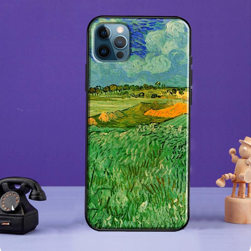 Чехол с масляной живописью Ван Гога для iPhone 11 14 Pro Max SE 2020 XR X XS Max 6S 7 8 Plus, чехол для iPhone 12 13 mini