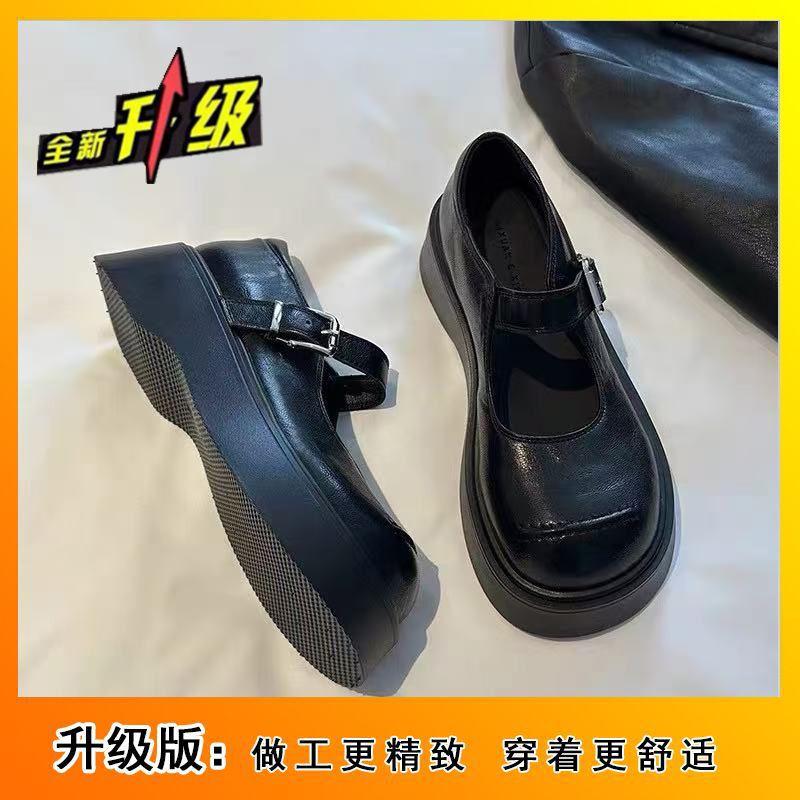 With Skirt JK College Style Mary Jane Single Shoes French Foreign Style Retro Platform Small Leather Shoes Women's 2025 Spring and Autumn New Models