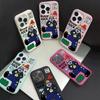 Skin-feel Phone Case for iPhone 11 13 16 Pro Max iPhone XR XS Max 14 15 Pro Max 12 13 Pro Max 16 Plus 13 Pro 14 Pro Cartoon Painted Macaron Colors