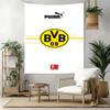 Borussia Dortmund Wall Decor Tapestry Art For Pet Memorial Birthdaywedding Party Backdrop Family Gift