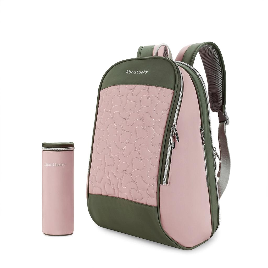 Diaper Backpack For Mothers, Large Capacity Bag With Insulation Bag, Multifunctional Baby Care, Outdoor Travel Diaper Bag