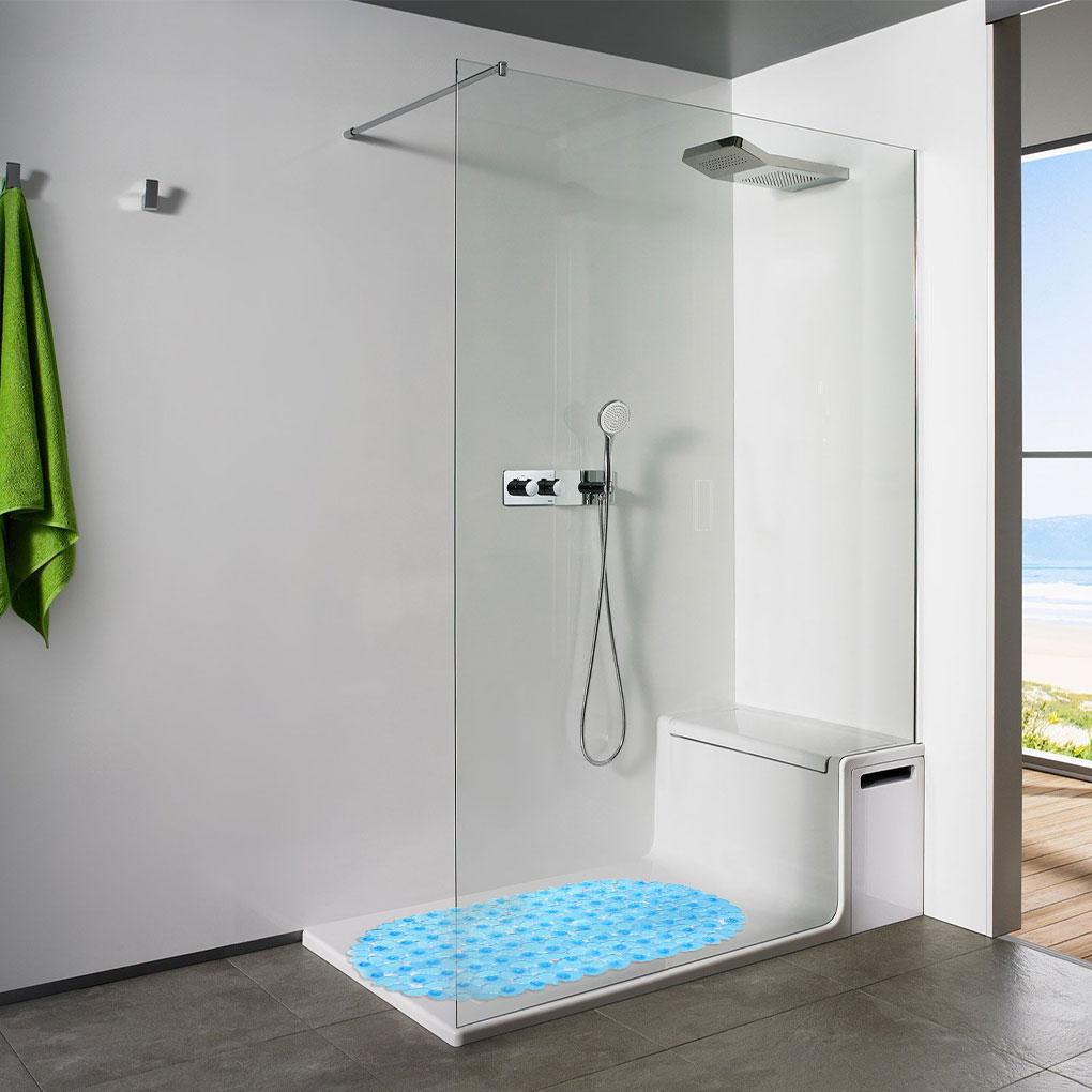 Экологичный ПВХ коврик для ванной комнаты, нескользящий, безопасный и удобный, коврик для ванной, коврик для пола, безопасный и без запаха