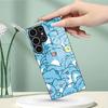 Милый чехол для телефона B-Bugcat Capoo для Samsung S26 S25 Edge Ultra 24 23 22 21 Ultra Plus Fe A55 56 15 4G 5G Стеклянная крышка