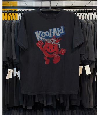НОВЫЙ! О да, футболка с логотипом Kool Aid, унисекс, черная, хлопок, размеры S-5XL